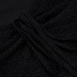 KYLETHOMASW  -  French Lace Patchwork V Neck Long Sleeve Slim Solid Y2k Streetwear Knitted T-Shirts