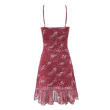 KYLETHOMASW  -  Sexy Women Leopard Print Sling Mini Dress Female Sleeveless V Neck A-line Summer Dresses Holiday Robe Short Vestidos