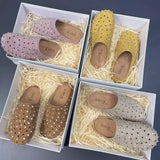KYLETHOMASW  -  Crystal Holo Slippers Spring Summer Women Thick Bottom Sandals Slipper Female Outdoor Non-slip Flip-flops Beach Shoes