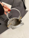 KYLETHOMASW  -  High-End Hand-Held Small Bag for Women 2025 New Trendy Fashion Texture Mini Bucket Bag Summer Chain Crossbody Bag
