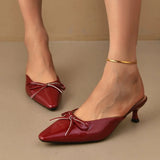 KYLETHOMASW  -  Sandals Women Sexy Buckle Strap Women Pumps Elegant Pointed Toe Thin High Heels Banquet Party Slingback Shoes