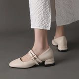 KYLETHOMASW  -  Shoes Casual Female Sneakers Women's Heels Autumn Flats Square Toe Comfortable On Heels Big Size Fall Summer Dress Leisure Lace-