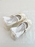KYLETHOMASW  -  White round Head Bowknot Slip-On High Heel Mary Jane Shoes Women's New Style Heightening Versatile Fashion Single Shoes