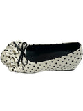 KYLETHOMASW  -  Fashionable Thick Heel Mary Janes Women's Slip-On Shoes Polka Dot  Bow Knot Casual Comfy Footwear Summer Season
