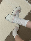 KYLETHOMASW  -  Fashionable  Knot Flat Heel Mary Janes Shoes Slip-On round Toe Rubber Outsole Summer Season Women's Footwear
