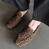 KYLETHOMASW  -  New Retro Women Shoes Exquisite Leopard Print Loafers for Woman Classic Britain Casual Shoes Luxury Designer Shoes Zapatos Mujer