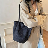 KYLETHOMASW  -  Tote Bag for Women New Style Fashionable and Versatile College Student Commuting One Shoulder Class Bucket Bags
