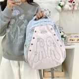 KYLETHOMASW  -  Student Mochila Star Dot Bag Preppy Style Mochilas Mujer Large Capaci Backpack Y2k Bolsas Feminina Unique Bags for Woman