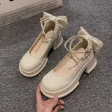 KYLETHOMASW  - Aleeya Pearl Chain Platform Shoes