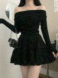 KYLETHOMASW  -  Hot Girl Sexy One-shoulder Dress for Women
