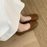 KYLETHOMASW  -  New Spring Fashion Butterfly-Knot Women Ballet Flats Shoes Shallow Female Soft Footwear Dress Ladies Flats Slip On Shoes