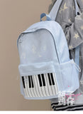 KYLETHOMASW  -  Wave Point Piano Print Mochilas Mujer Large Capaci Mochila Hot Sale Popular Bag 2026 New Trendy Bolsas Backpack Bags for Woman