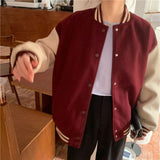 KYLETHOMASW  -  Streetwear Y2K Baseball Jackets Women Oversized Patchwork Bomber Coat Bf Harajuku Preppy Korean Casual All Match Outerwear