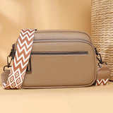KYLETHOMASW  -  Women Crossbody Bag Casual Leather Shoulder Handbag Solid Travel Purse Vintage Adjustable Shoulder Straps Tote Bag Clutch Purse