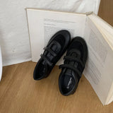 KYLETHOMASW  -  Autumn Red Coffee New Brand Women Flat Shoes Fashion Round Toe Sneakers Soft Flat Heel Ladies Casual Outdoor Single Shoes