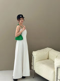 KYLETHOMASW  -  2025 Retro Style Backless Denim Camisole Dress Women Summer New Design That Accentuates Slim Elongated Silhouette