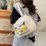 KYLETHOMASW  -  Cute Cartoon Pattern Ita Bag Casual Shoulder Bags for Woman Preppy Style Bolsos De Mujer Large Capacity Sac Femme Trendy Bolso