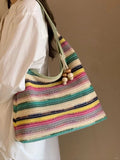 KYLETHOMASW  -  Fairy Core Rainbow Underarm Bag Women Vacation Sea Leisure Y2k Handbag Hot Girls Large Capacity Shoulder Bags Purse 2025