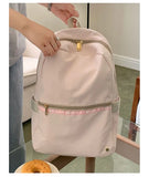 KYLETHOMASW  -  High-capacity Women Students Simple Backpack Preppy Y2k Aesthetic Casual Travel Backpacks All Match Fashion Kawaii Schoolbags