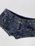 KYLETHOMASW  -  American Vintage Vent Denim Shorts Women Korea Chic Streetwear Hip Hop Pantalones Slim Classic All-match Hot Sell Pants