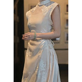 KYLETHOMASW  -  New Chinese Style 2 Piece Set Women's Spring Summer Zen Outfit Minimalist Design Elegant Top Skirt