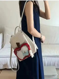 KYLETHOMASW  -  Cute All-match Transparent Backpack Female Niche Design Casual Ita Bag Girl Fashion Portable Display
