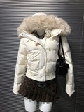 KYLETHOMASW  -  Jackets for Women Single Breasted Hooded Cotton Jacket Coats Thick Warm Parkas Hoodie Jaqueta Feminina Winter Ropa