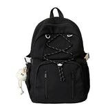 KYLETHOMASW  -  Women's Large Capacity Drawstring Backpack Female Fresh Aesthetic Daily School Book Bag New Fashion Trend Back Pack