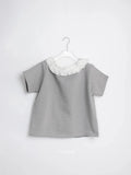 KYLETHOMASW  -  Ruffles Y2k T Shirt for Women Slash Neck Spring Summer Retro Sweet Ropa De Mujer Korean Fashion Loose T-shirts