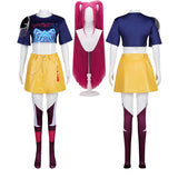 KYLETHOMASW  -  Mira Zoey Rumi Cosplay Costume Wig Women Suit Halloween Carnival Party Comic-con Role Playing Outfit