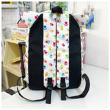 KYLETHOMASW  -  Cute Cat Paw Print Mochilas Mujer Travel Mochila Student  Bag Cute Teenage Girls Bolsas Young Backpack New Bags for Woman