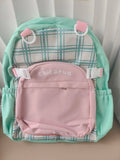 KYLETHOMASW  -  Detachable Ita Bag Dual-purpose All-match Elegant Fashion Early Antique Color Matching Check Shoulder Bags