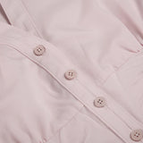 KYLETHOMASW  -  Fashion Sweet Ruched Slim Fit Women Shirts Chic Solid Summer Cute All-Match Causal Blouses Simple