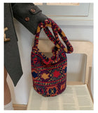 KYLETHOMASW  -  Lamb Wool Kawaii Cute Crossbody Bag Y2k Aesthetic All Match Knitted Bags for Women Harajuku Grunge Fluffy Shoulder Handbags