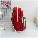 KYLETHOMASW  -  Polka Dot Bow Mochilas Mujer University Student Mochila Korean Style Bag Travel Laptop Backpack Hot Sales Bags for Woman