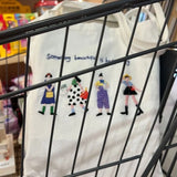 KYLETHOMASW  -  Fresh Canvas Bag 2025 New Embroidery Tote Nylon Bag Literary Commuting One-shoulder Bags Class Students Embroidery Handbag