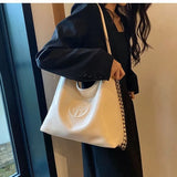 Kylethomasw Spring Summer Fashion Shoulder Bags Advanced Commuter Backpack Korean Tote Bag Women's Large Capacity One Shoulder Bag