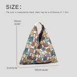 Kylethomasw Ethnic Style Large Capacity Hobos Bags for Women Luxury Designer Handbags Purse 2024 New In Polyester Cotton Printed Pattern Bag