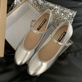 KYLETHOMASW  -  New Footwear Designer Shallow Women Flats With Shoes Female Round Toe Fashion Buckle Strap Ladies Flats Mary Janes Lolita Shoes