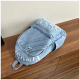 KYLETHOMASW  -  New Star School Bag for Female Japanese Denim Women Backpack High School Teenagers Student Casual Large Capacity Back Pack