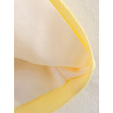 KYLETHOMASW  -  Women Front Button O Neck Sleeveless Yellow Vest Casual Summer Tank Top