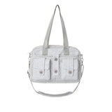 KYLETHOMASW  -  Harajuku Grey Casual Handbag Women High Street Pocket Chic Y2k Shoulder Bags Purse Female Retro Crossbody Bags Aesthetic