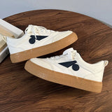 KYLETHOMASW  -  Spring Summer Thick Bottom Training Shoes New Retro Mixed Color Students Sneakers Casual Concise Soft Soled Sports Shoes