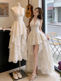 KYLETHOMASW  -  France Sweet Slash Neck Holiday Dress Women's Summer New Design Fashion Elegant Fairy Irregular Seaside Dress Female Clothing
