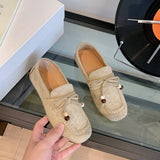 KYLETHOMASW  -  Women Flats Shoes Slip-On Heightening Shoes Summer Outdoor Thick Bottom Loafers Women Comfortable Fashion Luxury Sneakers Women