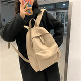 Kylethomasw School Backpack Women Canvas Student Double Shoulder Bag Schoolbag For Teenager Girls Boy satchel Bolsa Para La Escuela