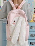 KYLETHOMASW  -  Rabbit Ears Mochila Cute Teenage Girls Bag Student Mochilas Mujer Preppy Style Bolsos High Capaci Backpack Bolsas Feminina