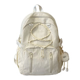 KYLETHOMASW  -  Women's Large Capacity Drawstring Backpack Female Fresh Aesthetic Daily School Book Bag New Fashion Trend Back Pack