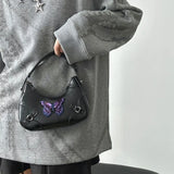 KYLETHOMASW  -  Spice Girl Bow Bolsos Mujer Crossbady Bag Fashion All-match Sac Femme Underarm Bolsas Personality Hand Bags for Woman