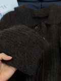 KYLETHOMASW  -  Vintage Sweater Women Harajuku Lace Up Knitted Pullovers Streetwear Korean Knitwears Winter Long Sleeve Casual Jumpers New